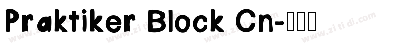 Praktiker Block Cn字体转换